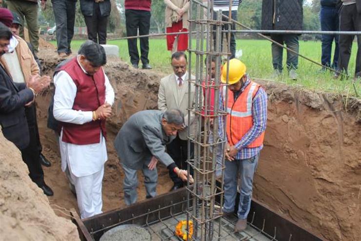 Construction Work of New stateoftheart Bus Stand