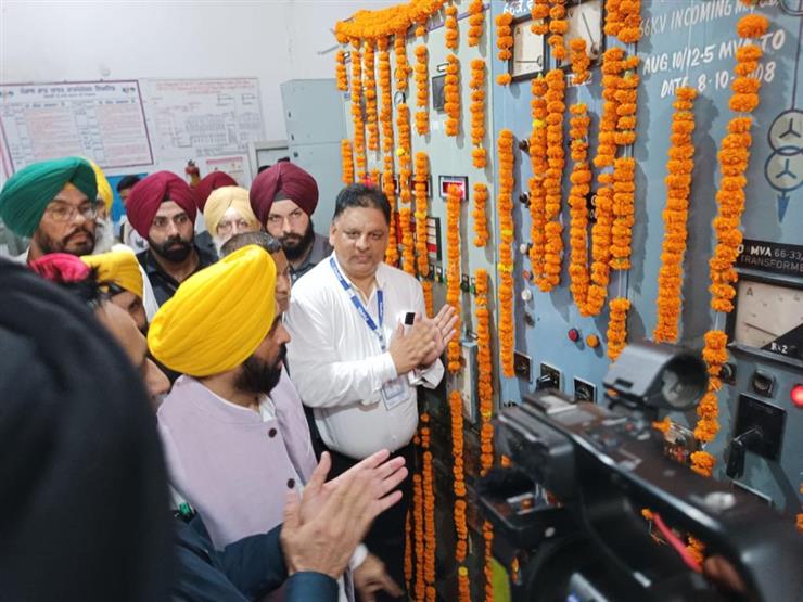Chief Minister Punjab inaugurated the electricity substations built at a cost of 4.40 crore rupees