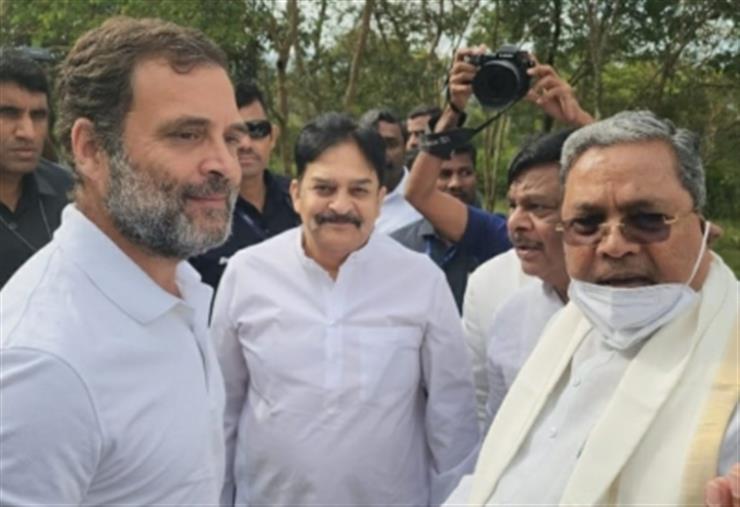 Bharat Jodo Yatra: Rahul arrives in K'taka, Siddaramaiah violates forest rules