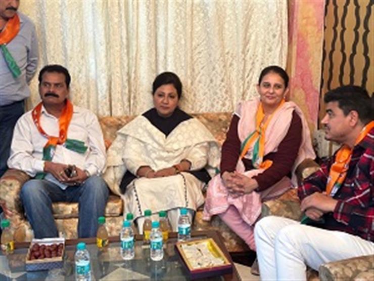 Jai Inder Kaur Campaigns for BJP in Delhi MCD elections