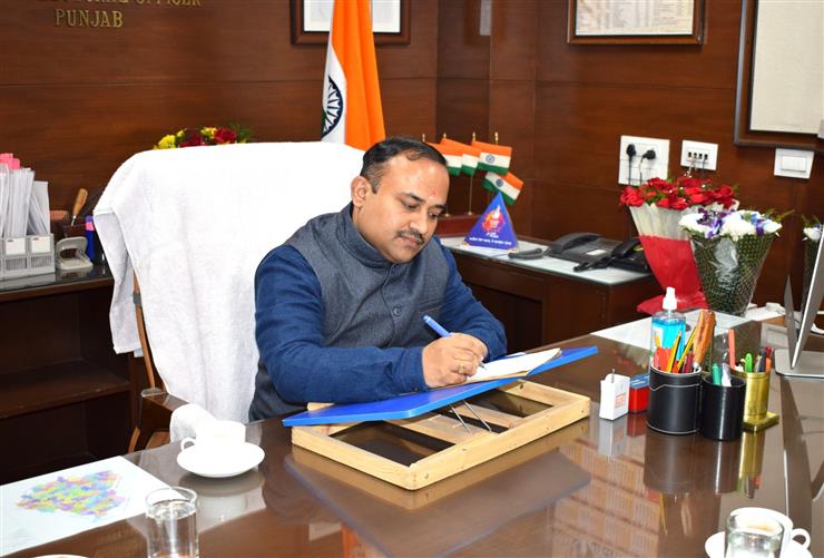 Sibin C assumes charge as Chief electrol officer of Punjab