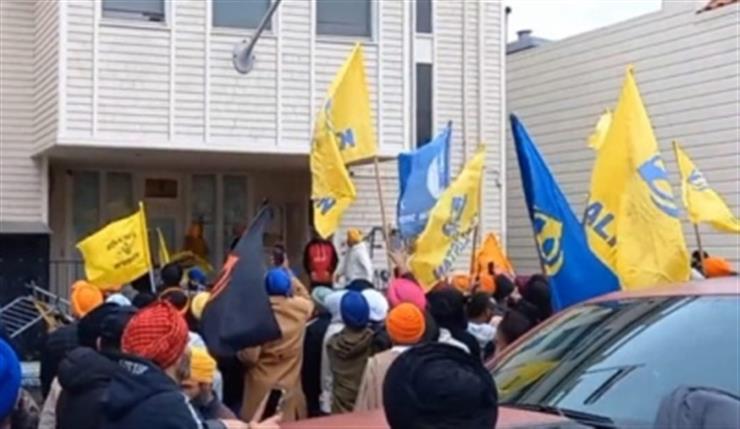 Indian consulate building in San Francisco attacked by Khalistan supporters