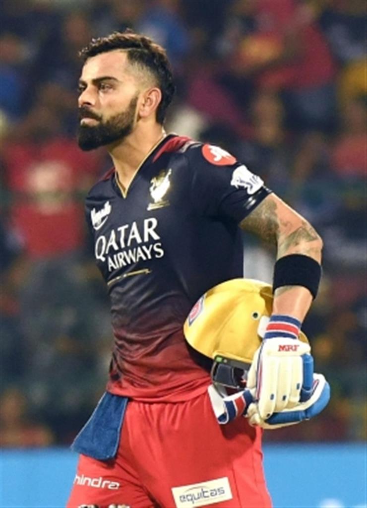 PHOTO: Virat Kohli sports new hairstyle ahead of 2nd Test against Sri Lanka  at Colombo - Cricket Country