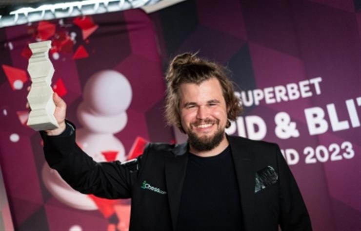 Magnus Carlsen wygrywa Superbet Rapid & Blitz Polska 2023