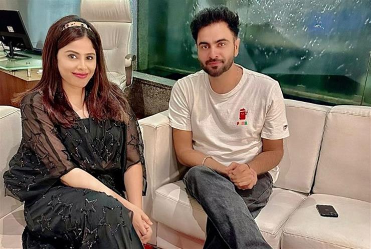 Sehnoor with writer Taj