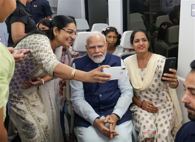 PM Modi celebrates 73rd birthday in Delhi Metro