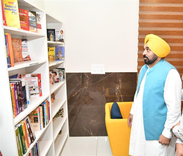 CM dedicates 12 state of the art libraries to the Punjabis