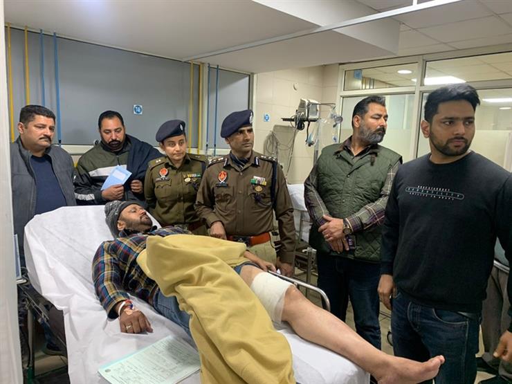 Daljit Singh ASI in hospital