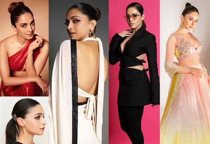 Bollywood Divas Nailing the Sleek Pulled-Back Hairstyle