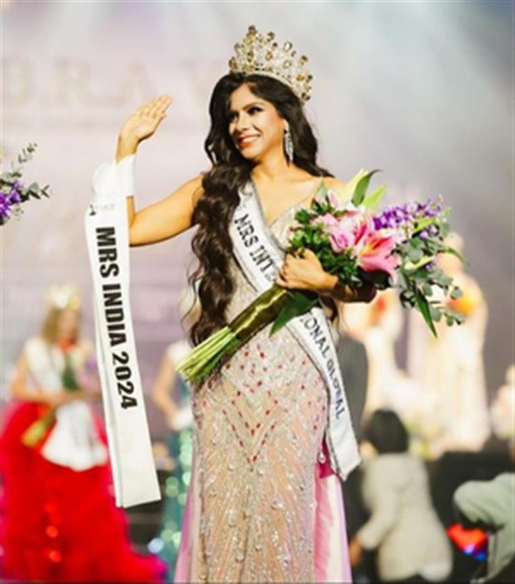 MP's Tani Gautam clinches title of 'Mrs International Global Beauty Pageant 2024'
