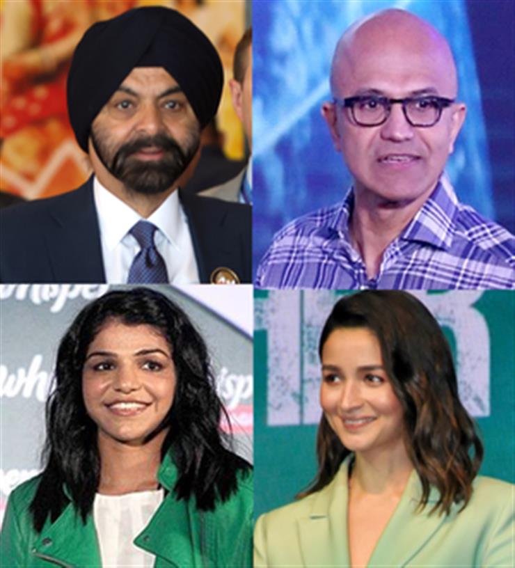 Ajay Banga, Satya Nadella, Alia Bhat, Sakshi Malik on TIME Magazine's 100 Most Influential People list