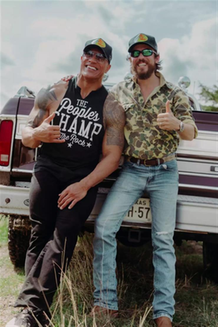 Dwayne Johnson reveals his friendship with Chris Janson started in a parking lot