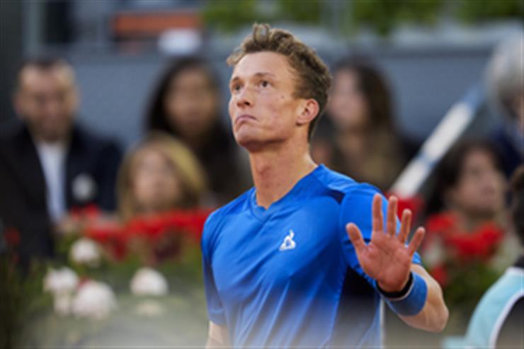 Tennis: Lehecka advances to SF after Medvedev retires in Madrid