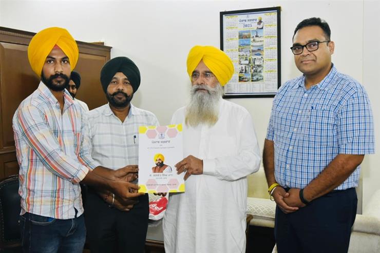 Gurmeet Singh Khudian hands over job letters to 11 newsly recruited agriculture development officers