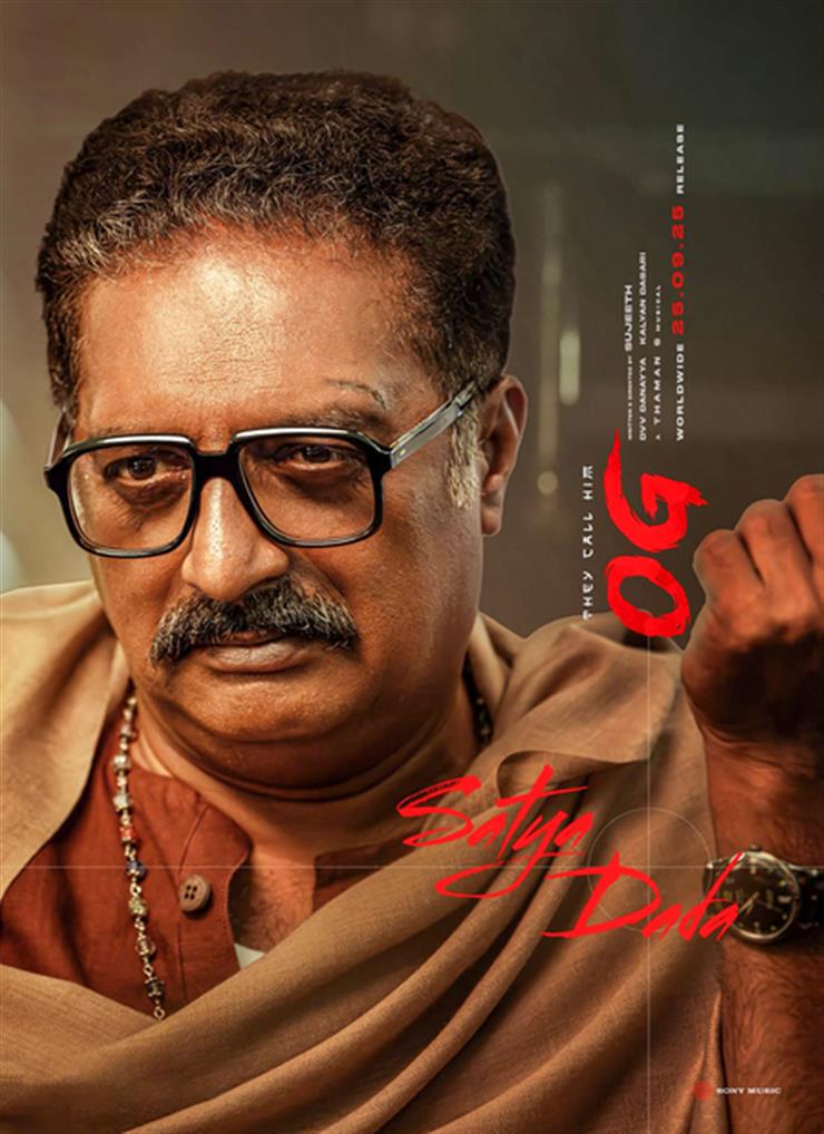 Makers of Pawan Kalyan-starrer 'They Call Him OG' release Prakash Raj's look, character name in film!