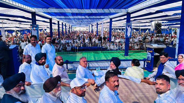 Massive Crowd at BSP’s ‘Throne Must Change – Crown Must Change’ Mega Rally; Party Vows Power Shift in Punjab by 2027
