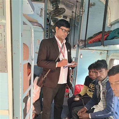 Ferozepur Railway Division collected ₹3.16 crore in fines through ticket checking in November
