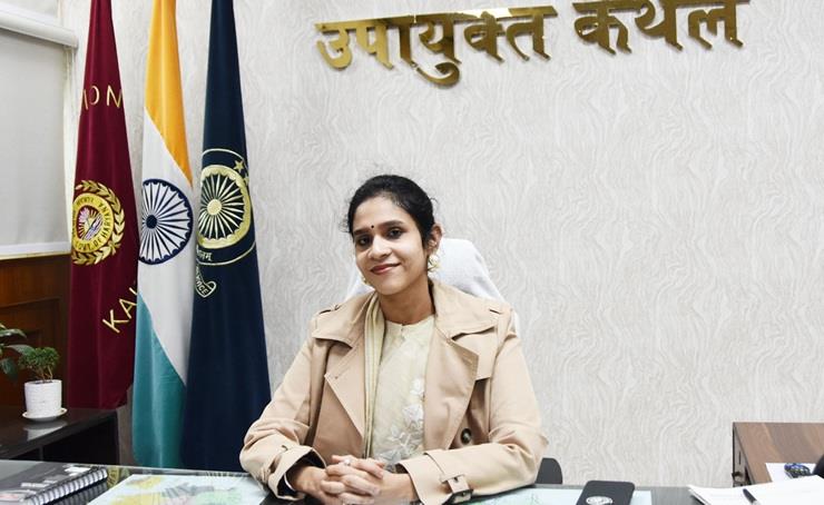 IAS officer Aparajita took charge as Deputy Commissioner Kaithal