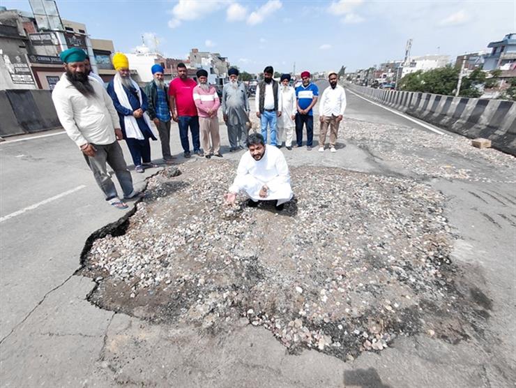 Daburji Flyover on Airport–Attari Road in Dangerous Condition; Major Accident Possible Anytime: Dinesh Bassi