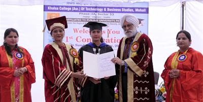250 Students Awarded Degrees at Khalsa College Mohali