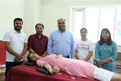 Blood Donation Camp held at Thapar Polytechnic College, Patiala 