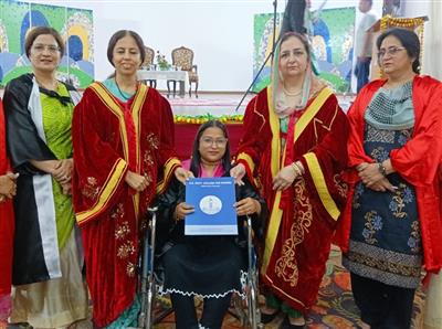 Saroop Rani Government College for Women, Amritsar, celebrated its 52nd Convocation