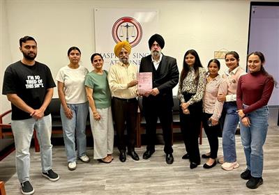 GNDU Signs Landmark MoU with U.S.-Based Attorney Jaspreet Singh to Establish Guru Nanak Chair and Research Scholarships