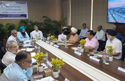 Chandigarh International Airport Advisory Committee’s meeting held under the chairpersonship of MP Manish Tewari