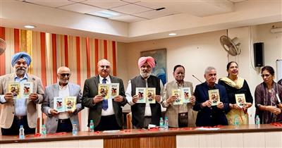 Two novels authored by Hrjit Arwal released at Panjab University