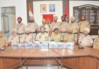 Four linked to cross-border smuggling module held with 5 pistols, 2Kg heroin and ₹5L drug money