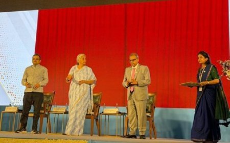 FM Sitharaman receives dividend cheque of Rs 12,207 crore from LIC