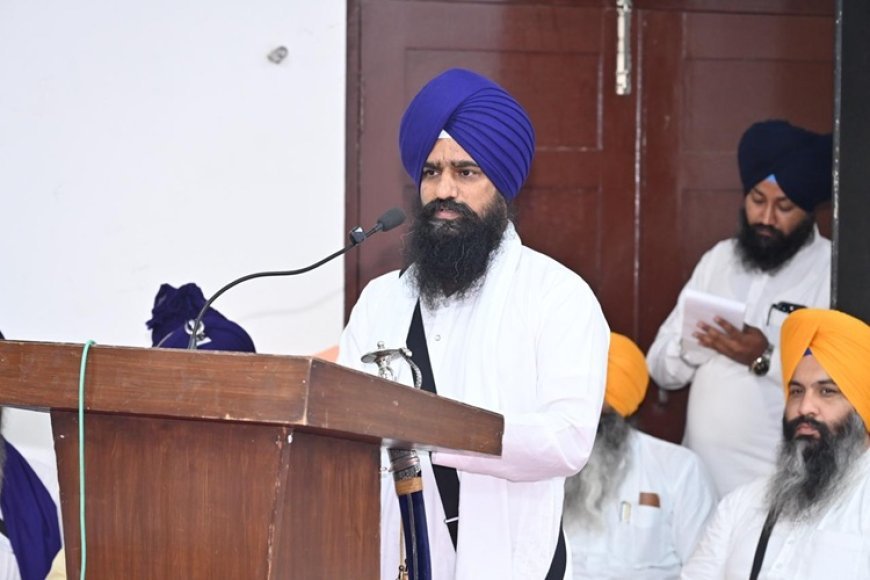 Akal Takgat  Jathedar directed that the bill be held till the objections are cleared.