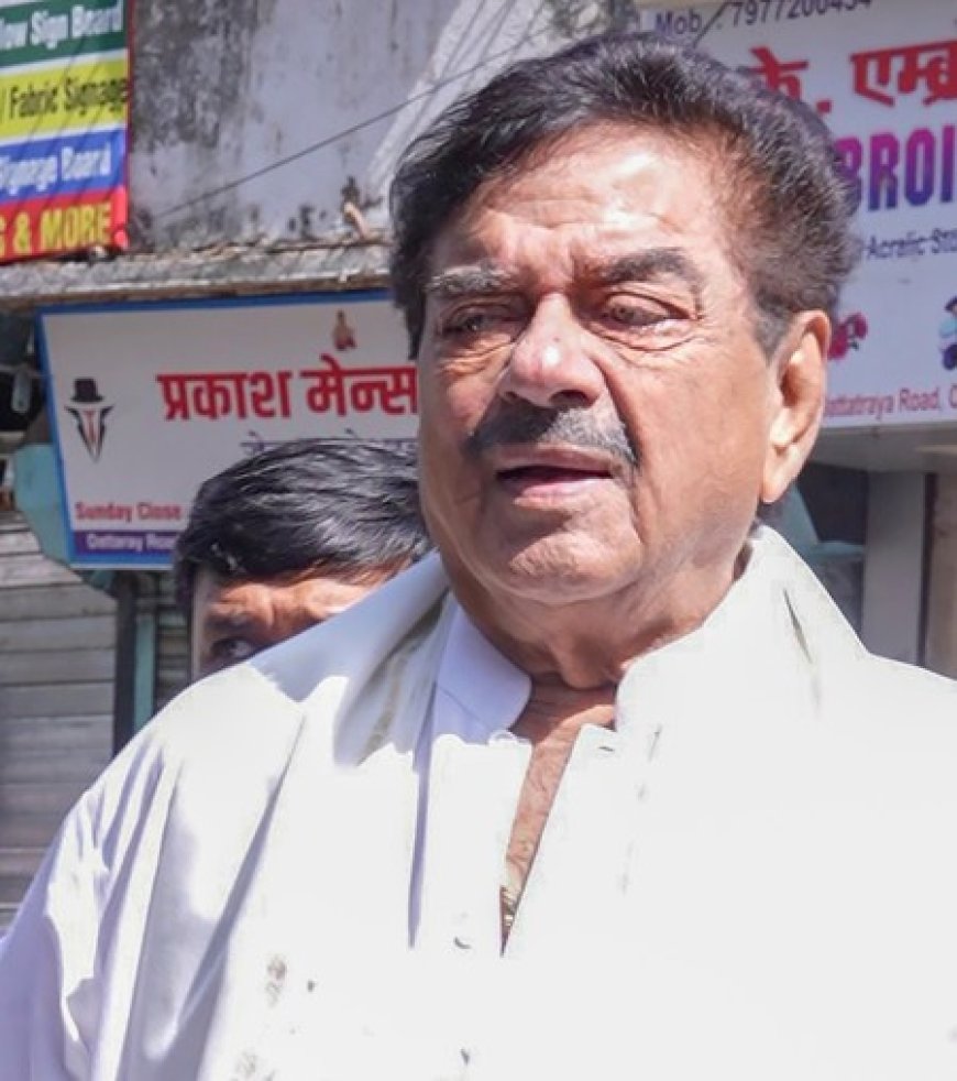 Shatrughan Sinha congratulates PM Modi on completion of 12 years in office