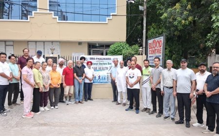 IMA Phagwara Celebrates National Doctors' Day with 'Run for Health