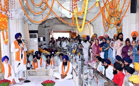 SGPC organizes function on the occasion of the foundation day of Sri Akal Takht Sahib