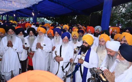 Akal Takht Holds Ardas Ceremony at Harike Pattan in Memory of Jaswant Singh Khalra and All Martyrs 
