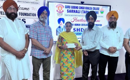 Sikh Human Development Foundation (USA) Awards Scholarships Worth  Rs 2.786 Million to Students of Guru Gobind Singh Khalsa College, Sarhali 
