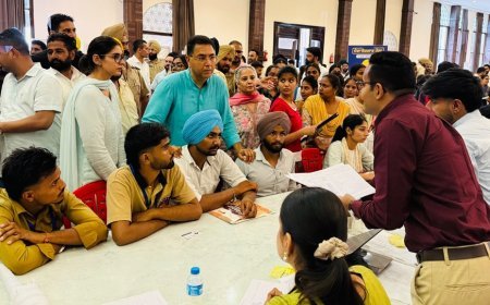 Mega Job Fair Held at Sunam; 562 Selected for Jobs, 618 Shortlisted: Aman Arora
