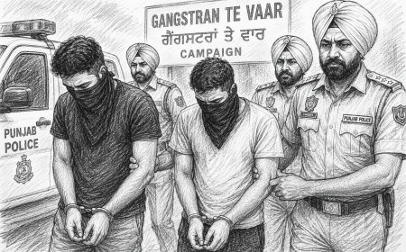 Gangstran Te Vaar: Punjab Police arrest 50930 individuals in six months