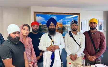 Youths Seeking to Return India from UK Apprise Jathedar Giani Kuldip Singh Gargajj of Their Plight