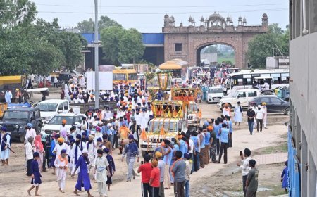 Miri Piri Khalsa March  proceeded for next destination with the message of sovereignty of Sri Akal Takht Sahib, national unity and Panthic consciousness