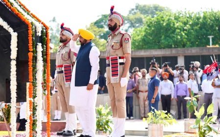 CM Bhagwant Singh Mann Pays Tributes to Kargil War Heroes, Says Their Supreme Sacrifice Will Continue to Inspire Generations