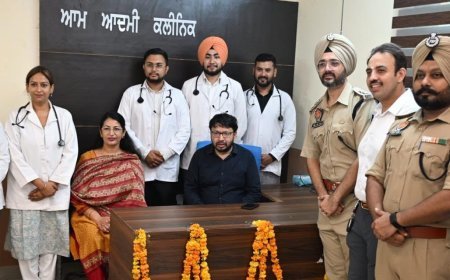 Cabinet Minister Dr. Ravjot Singh gets Aam Aadmi Clinic inaugurated at Central Jail