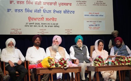 Padma Bhushan Tarlochan Singh honored with the first Dr. Rattan Singh Jaggi Memorial Award