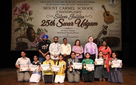 Mount Carmel School, Chandigarh Hosts the 25th Edition of ‘Swar Udgam’ at Tagore Theatre