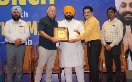 Punjab Sikhya Kranti: Bhagwant Mann Govt Honours Over 300 Principals for Record NEET, JEE Results