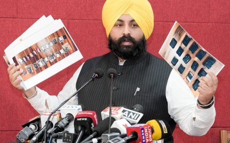 Punjab Police Busts Haryana-Based Cheating Syndicate,: Harjot Singh Bains joins  IGP Faridkot in PC