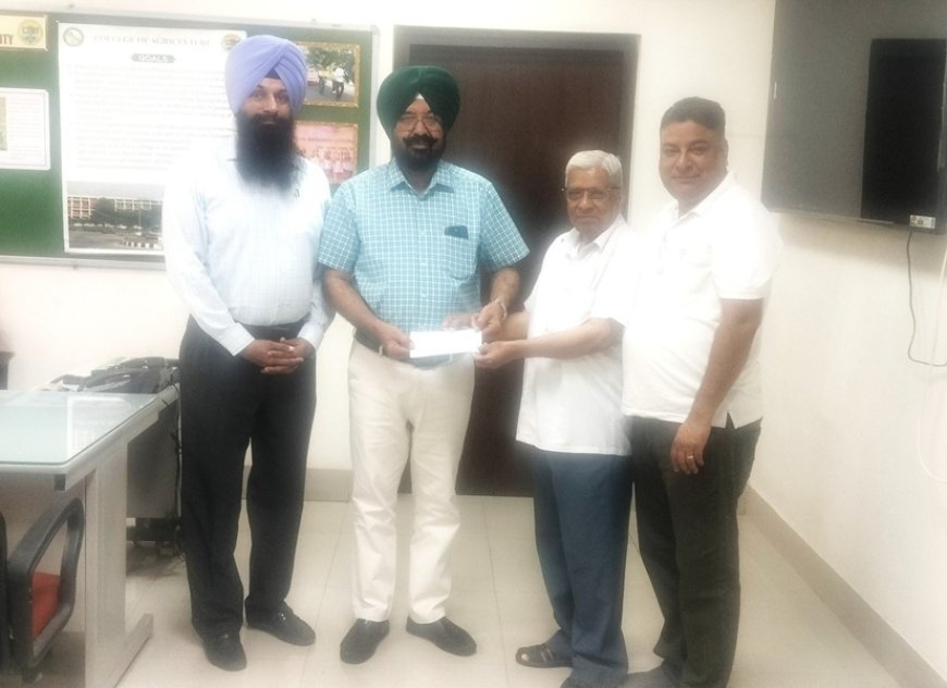 PAU alumnus establishes scholarship in memory of his school teacher