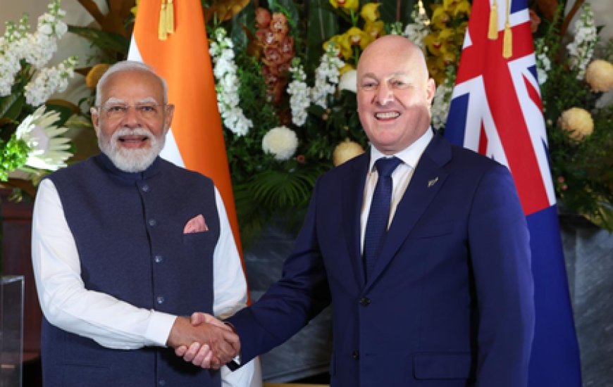 PM Modi holds talks with Christopher Luxon, India-New Zealand ties elevated to Strategic Partnership