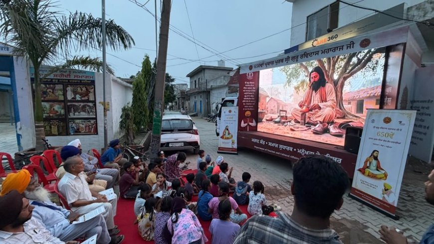 Documentary film on the life and teachings of Sri Guru Ravidas Ji inspiring people across villages